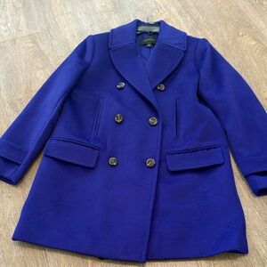 Purple pea coat
